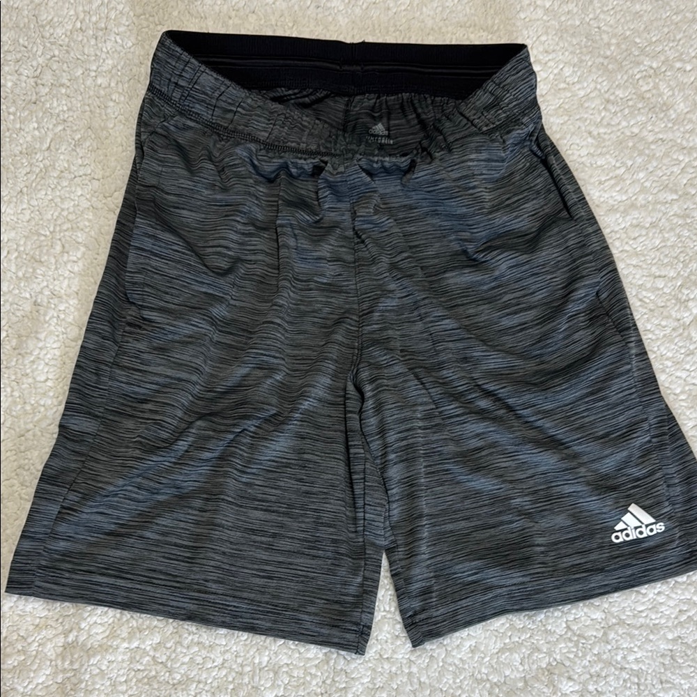 Adidas Gray Athletic Performance Shorts